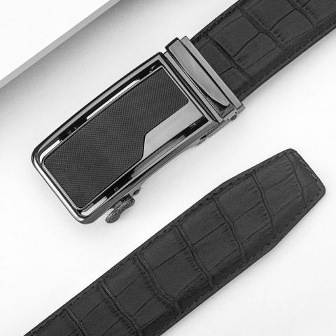 Dây thắt lưng vân cá sấu độc đáo -  C352