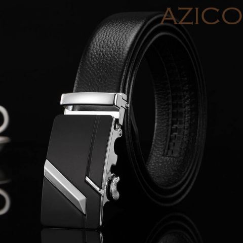 Dây nịt nam khóa sọc trắng  -  C649