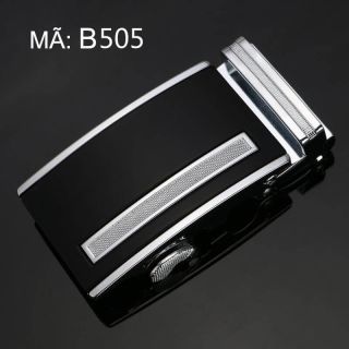 Khóa thắt lưng nam màu bạc lịch lãm B505