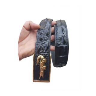 Thắt lưng dây liền 1 sống lưng cá sấu cao cấp bản 3,5cm E765