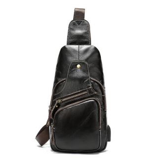 Túi đeo chéo nam cao cấp da thật phong cách Retro G175