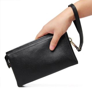 Clutch nam da bò thật 100% sang trọng đẳng cấp D016