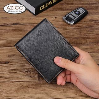 Ví nam cao cấp da bò thật dáng nhỏ gọn 11cmx9,5cm lịch lãm D425